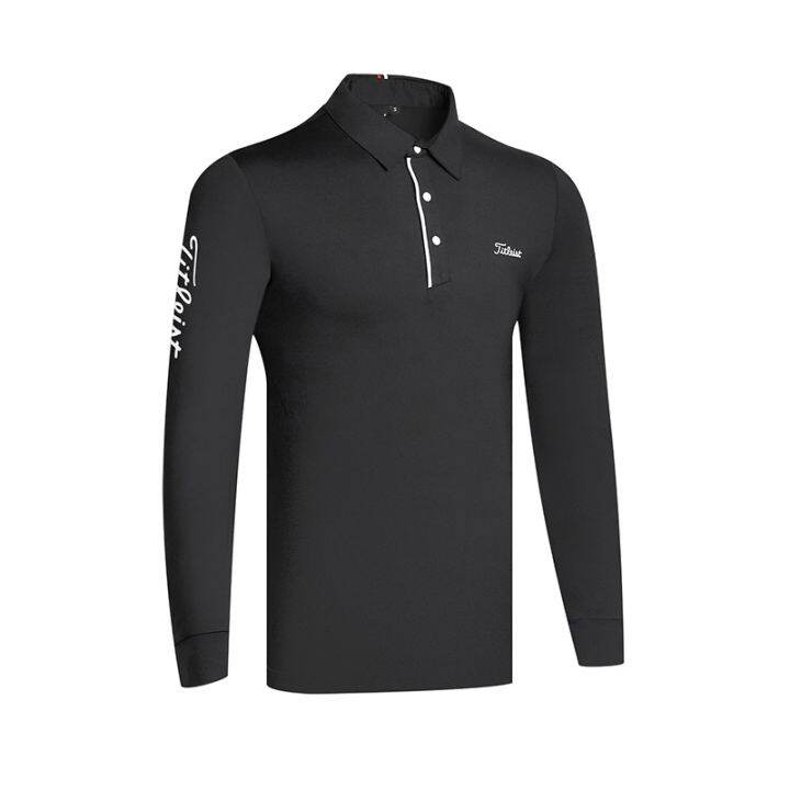 golf-clothing-mens-polo-shirt-sports-casual-long-sleeved-quick-drying-comfortable-top-breathable-perspiration-t-pearly-gates-footjoy-malbon-odyssey-anew-taylormade1-g4-descennte