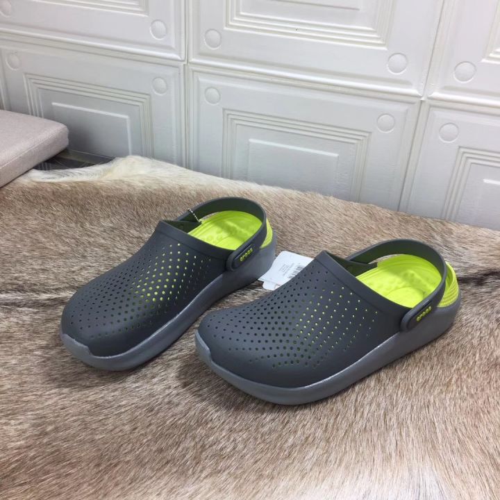 พร้อมส่ง-crocs-literide-clog-แท้-หิ้วนอก-ถูกกว่าshop-green