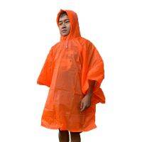 Telecorsa ชุดกันฝน สีส้ม รุ่น Orange-rain-coat-bike-00e-Boss