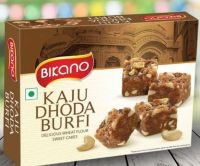 Dhondha Burfi Bikano Kaju (CASHEW NUTS) Dhondha Burfi 400g -ขนมอินเดีย โดดา บารฟี่