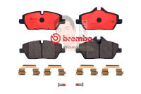 P06 067C ผ้าเบรก-F-แท้ BREMBO รุ่น Ceramic : MINI R55/56/57 One. Cooper, Cooper D 07-&amp;gt; การันตีคุณภาพมาตรฐานโดย " เครอป อะไหล่ยนต์"