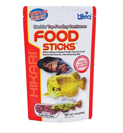 hikari-tropical-food-sticks-57g-ฮิคาริ-ทรอปิคอล-ฟู๊ดสติกส์-อาหารสำหรับกลุ่มปลากินเนื้อ-รูปแบบแท่ง-ย่อยง่าย