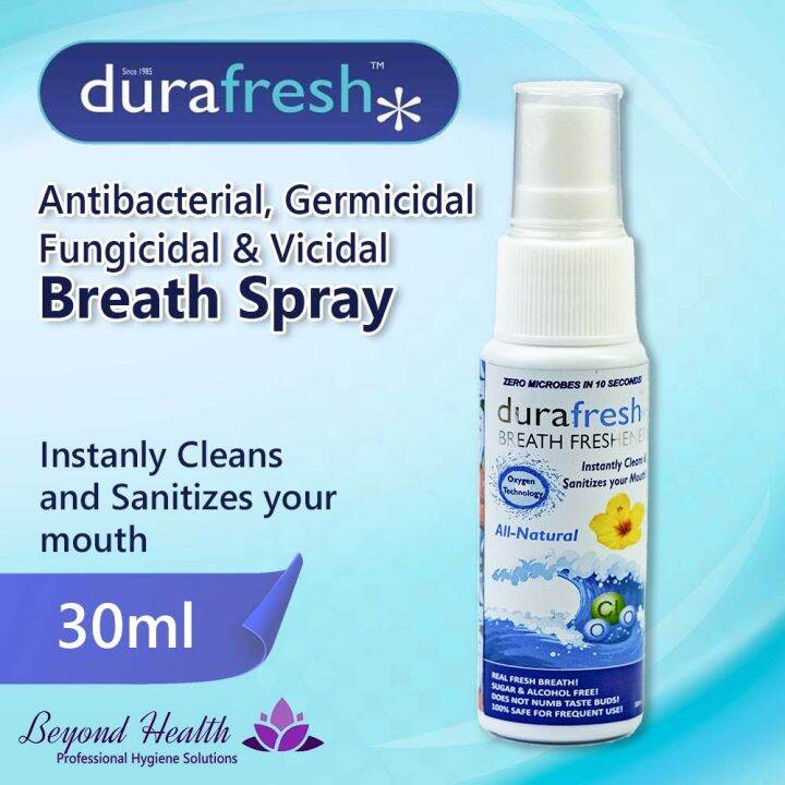 Durafresh Breath Freshener Spray 30ml Oral Spray AntiViral Bacterial