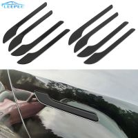 Car Door Handle Wrap Cover ABS Anti-scratch Decorative Stickers 4Pcs/Set Protector Sticker for Tesla Model 3 Y 2021