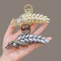 【hot】✣☫✎  New CatS Stone Beads Hair Clip Korean Fashion Metal Crab Headdress Accessories