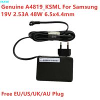 2023แบบใหม่☇A4819แท้ KSML 19V 2.53A 48W BN44 00886D AC V32F390SEXXXU อะแดปเตอร์สำหรับ Samsung โอดิสซีย์ G5 HW เครื่องชาร์จอุปกรณ์พลังงาน M360