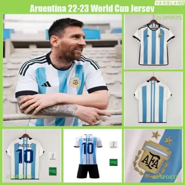 Football Jersey for menPARIS Messi Home Kit 2022-23 Home Jersey Messi ARGENTENA 22/23 10 2022-23