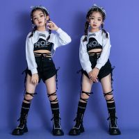 [COD] Jazz dance costume girl model navel catwalk bboy children hiphop street