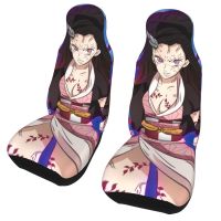 General Frontrear Japan Anime Demon Slayer Nezuko Car Seat Covers 3D Prints Car Accessories Automobile Seat Cover