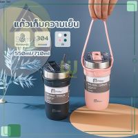 BZ89-11 แก้วเก็บความเย็น แก้วเยติ 18/30oz  แก้วสแตนเลส ออนซ์ เก็บร้อน เย็นได้ แก้วน้ำเก็บอุณหภูมิ ดีเยี่ยม