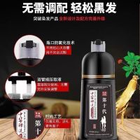 Authentic Chinese Zen Bubble Hair Dye Natural One Wash Black Plant Pure Black Hair Dye Cream at Home