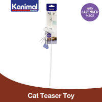 Kanimal Cloud Teaser Toy ของเล่นแมว ไม้ล่อแมว รุ่นก้อนเมฆ (ยัดไส้ลาเวนเดอร์) สำหรับแมวทุกสายพันธุ์ ขนาด 13x8 ซม. (ยาว 40 ซม.)