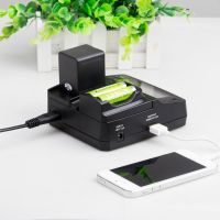 LVSUN Universal Phone+AA+Camera Car/AC NP-50 NP50 NP 50 Charger For Canon Fujifilm Finepix X10 X20 XF1 F900EXR F800EXR F50fd F60