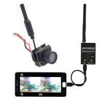 มินิ5.8กรัม FPV 48CH 25มิลลิวัตต์ส่งสัญญาณ VTX-CAM ด้วยกล้อง800L และ Skydroid OTG UVC รับสำหรับ Android ศัพท์มือถือแท็บเล็ต