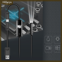 [Hillarys] Jiaoxing 7มม.1-10M Micro USB + USB ตรวจสอบกล้อง HD แอนดรอยด์พีซี Endoscope Borescope