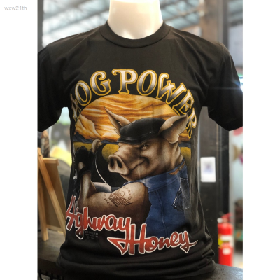2023 Minimalist Style: Hong Power Harley T-shirt, Round Neck, No Seams Unisex