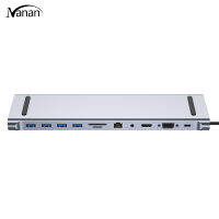 11-in-1 Type-c Docking Station Multi-functional Notebook Expansion Card Type-c Hub Splitter Multiport Adapter