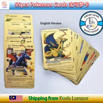 Buy Crazy Buy Pokemon 55 PCS cards Shinning Gold Plastic Cards