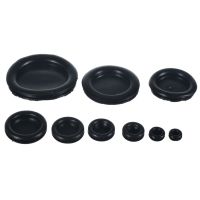 130pcs/Set Cable Blanking Grommet Rubber Closed Grommets Assorted 6mm 9mm 12mm 16mm 20mm 25mm 32mm 40mm 50mm Diameter