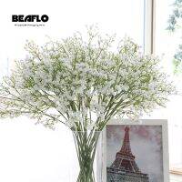 【cw】 3PCsArtificial baby 39;s breathGypsophila Fake Silicone plant for WeddingHotelDecoration 5 Colors ！