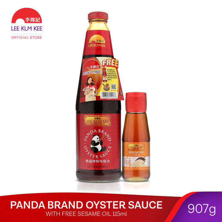 Lee Kum Kee Panda Brand Oyster Sauce 907g Free Sesame Oil 115ml Lazada Ph