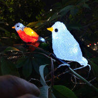 Aimishion Bird พลังงานแสงอาทิตย์กลางแจ้ง,5 LED 6.6Ft โคมไฟนางฟ้าพลังงานแสงอาทิตย์สำหรับปาร์ตี้งานแต่งงานในสวนลานกลางแจ้งกลางแจ้ง