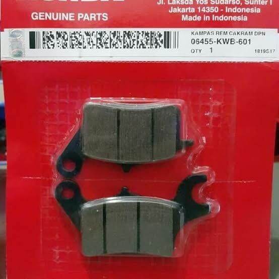 ORIGINAL HONDA FRONT BRAKE PAD FOR WAVE 100 / XRM 125 FI / XRM MOTARD