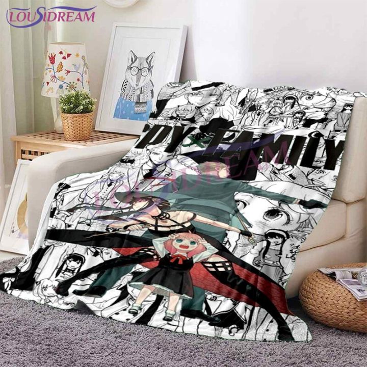 in-stock-japanese-anime-fashion-family-cartoon-cute-girl-flannel-blanket-lightweight-warm-blanket-soft-wool-blanket-throw-gift-blanket-can-send-pictures-for-customization
