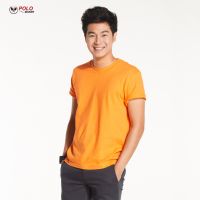 เสื้อยืดเบาสบาย Cotton ทรงตรง สีส้ม TL06 - PMKPOLOMAKER