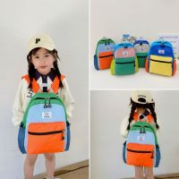 【Hot Sale】 Contrast high-value kindergarten childrens schoolbag boys fashion fresh baby backpack girls cute