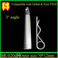 Safety pin for truss 8.8 degree compatible with Global and Euro FD34