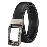 Designer Men Alloy Automatic Buckle Genuine Leather Luxury Brand Belt Business Male Fashion High Quality Jeans Accessories Belts