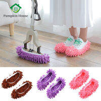 Chenille Dust Mop รองเท้าแตะถุงเท้าเท้า Mop Caps Multi-Function ทำความสะอาดพื้น Lazy Shoe ครอบคลุม Dust Hair Cleaner