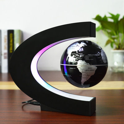 Floating Magnetic Levitation Globe World Map With LED Lights Rotating Novelty Ball Lamp Educational Gifts For Kids Home Decor