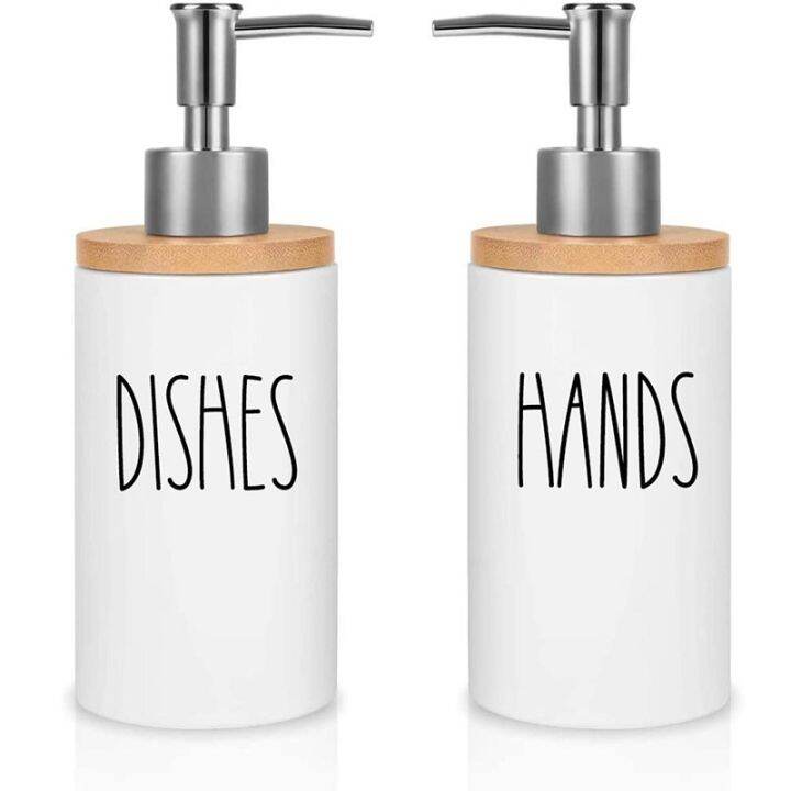 Hands Dishes Bottle Labels Sticker Decal Soap Dish Santizer Kitchen amp