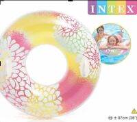 ห่วงยางว่ายน้ำ Intex-58263 ลายดอกไม้ชมพูขาว