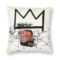 [HOT LZLLZKLKLWGH 559] แฟชั่น King Alphonso หมอนตกแต่งบ้าน3D พิมพ์สองด้าน Jean Michel Basquiat เบาะรองนั่งสำหรับโซฟา