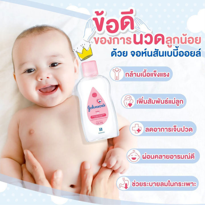 johnsons-จอห์นสัน-เบบี้ออยล์-baby-oil