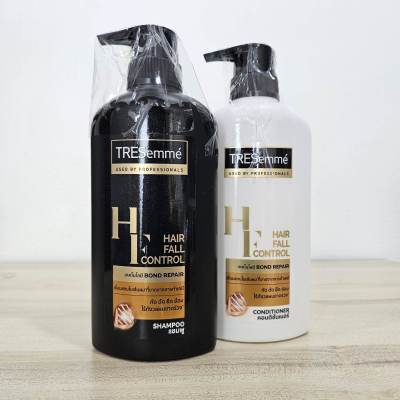 450 ml. Tresemme HF Hair Fall Control Shampoo เทรซาเม่ แฮร์ ฟอล คอนโทรล แชมพู ครีมนวด Tresemme