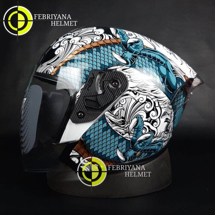 HELM RSV WINDTAIL RYUJIN HALF FACE RSV WINDTAIL Lazada Indonesia