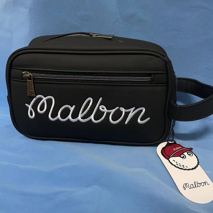 new-golf-malbon-double-layer-waterproof-handbag-embroidery-wear-resistant-handbag-multi-functional-equipment-storage-bag