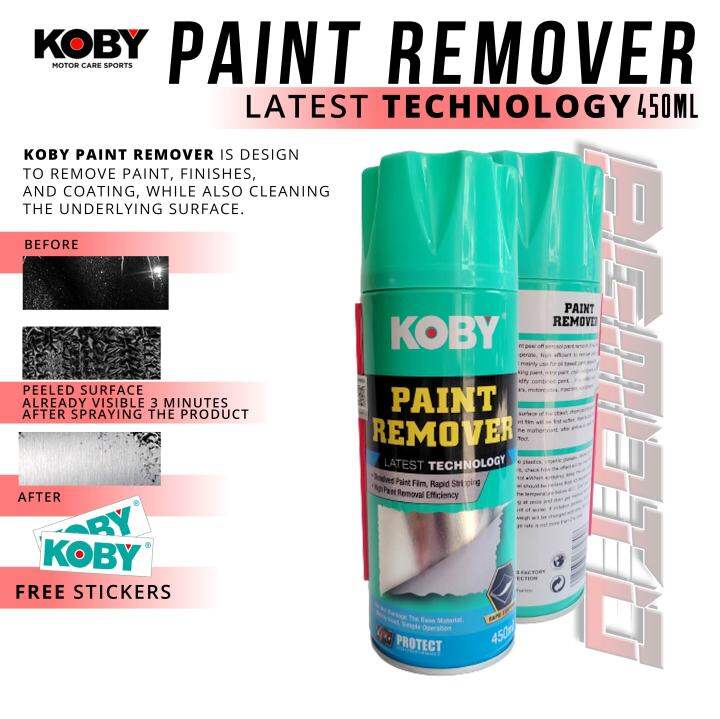 KOBY PAINT REMOVER SPRAY / QUICK ERASE NO HASSLE 450ML Lazada PH