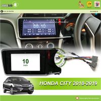 เคสเครื่องเล่น Android 10 "Honda City 2018-2019 (สเปคต่ำ-พร้อมซ็อกเก็ตฮอนด้าซิตี้กล้องอินพุตเสาอากาศเข้าร่วม)