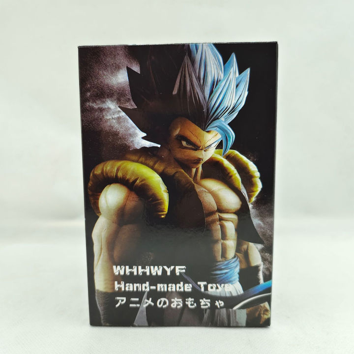 gogeta-ดราก้อนบอลรูปปั้นประดับตกแต่งของเล่นอะนิเมะตัวอย่างที่ละเอียดอ่อนและกะทัดรัดสำหรับห้องนั่งเล่นการตกแต่งเดสก์ท็อป