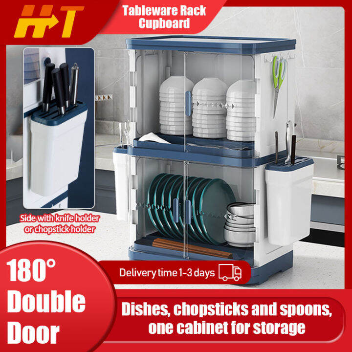 Largecapacity Dish kitchen organizer dish rack storage box kitchen kitchenware