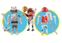 Playmobil 9854 Boy Painter Racer Primitive เพลย์โมบิล ฟิกเกอร์เด็กชาย เปลี่ยนได้ 3 แบบ  มนุษย์ยุคหิน นักแข่งรถ ช่างทาสี