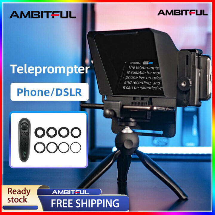 Mini Teleprompter Portable Inscriber Mobile Teleprompter Artifact Video