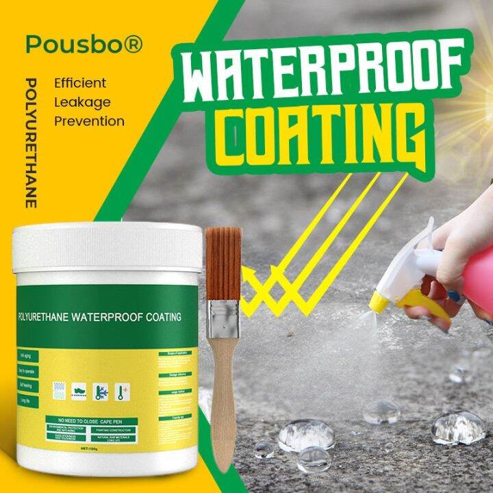 30/100/300g Polyurethane Waterproof Coating Invisible Paste Sealant ...