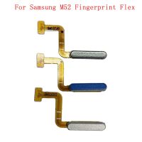 ต้นฉบับเซ็นเซอร์ลายนิ้วมือปุ่มสายดิ้นสําหรับ Samsung M52 M526 5G Touch Sensor Scanner อะไหล่ซ่อม