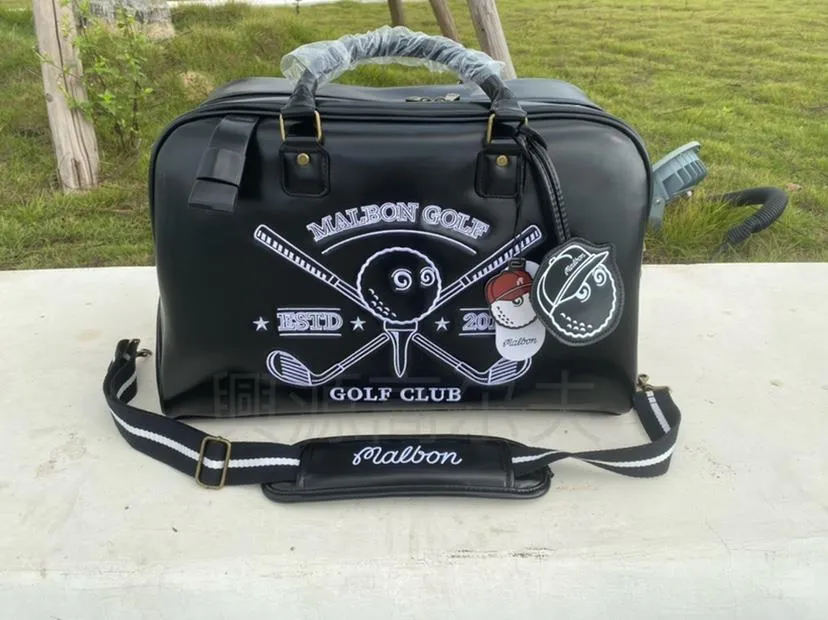 Malbon fisherman golf clothing bag men and women outdoor travel Messenger  bag GOLF large-capacity handbag 